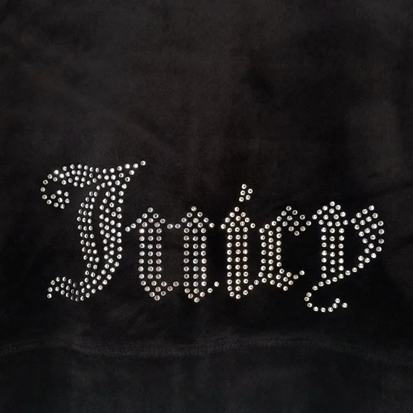 Juicy Couture Bling Velour Tracksuit Hoodie and Shorts Set NWT - Picture 5 of 8